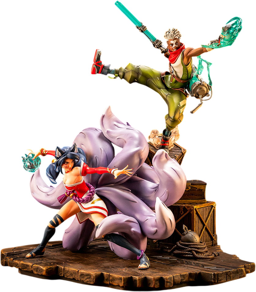 2XKO - Ekko & Ahri 1:10 Scale Diorama