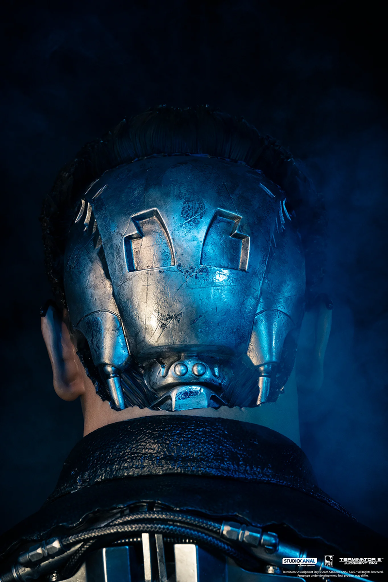 Terminator 2: El Juicio Final – Máscara de Arte a escala 1:1 del modelo T-800 101