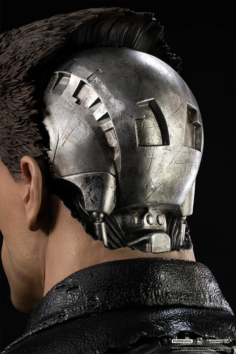 Terminator 2: El Juicio Final – Máscara de Arte a escala 1:1 del modelo T-800 101