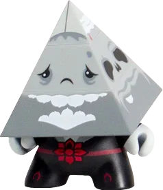 Dunny - 3" Pyramidun Grey Dunny Vinyl