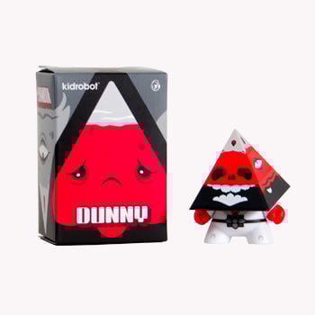 Dunny - 3" Pyramidun Red Dunny Vinyl