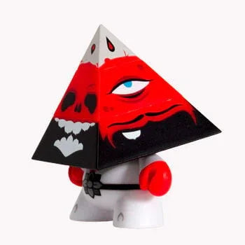 Dunny - 3" Pyramidun Red Dunny Vinyl