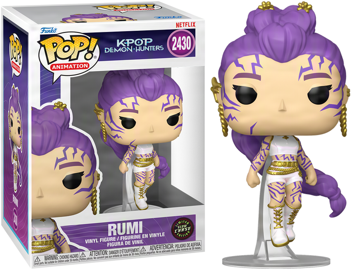 K-Pop Demon Hunters - Rumi (What It Sounds Like) Pop! Vinyl - Chase Bundle