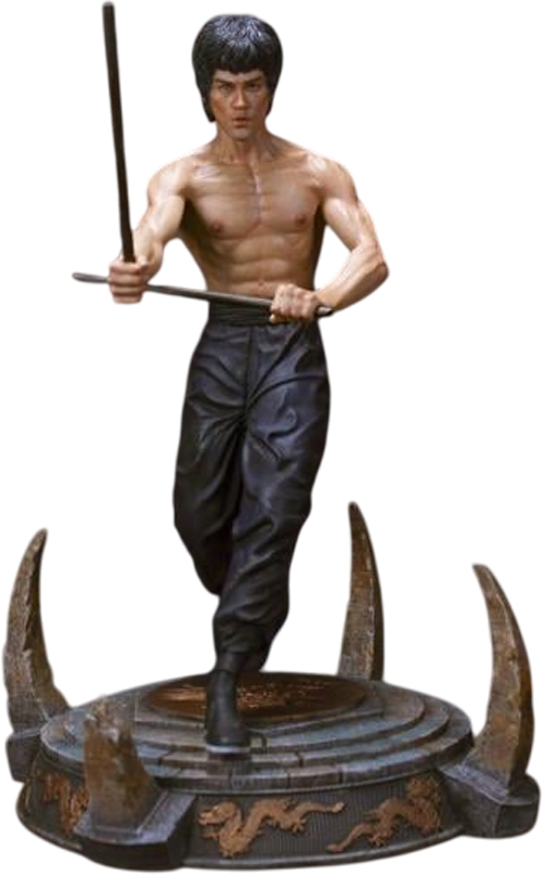 Bruce Lee – “Kali Sticks Fight” Deluxe Basement Version 30cm Staue