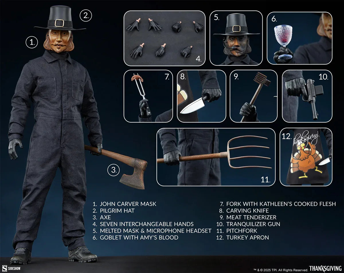 Thanksgiving (2023) - John Carver 1:6 Scale Collectable Action Figure