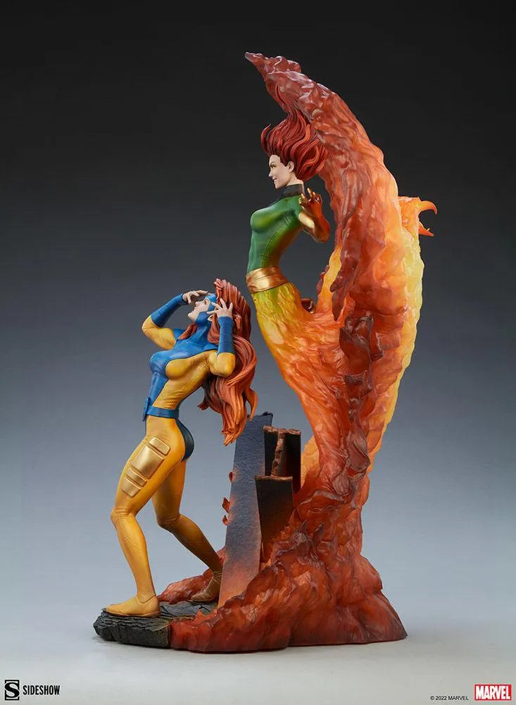 SID200572 Marvel Comics - Phoenix & Jean Grey Maquette - Sideshow Collectibles - Titan Pop Culture