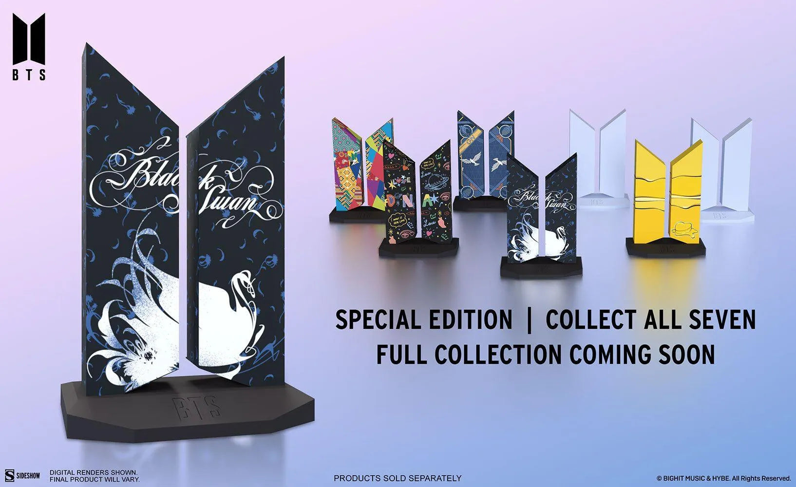 SID2005912 BTS - Black Swan Edition Logo Replica - Sideshow Collectibles - Titan Pop Culture