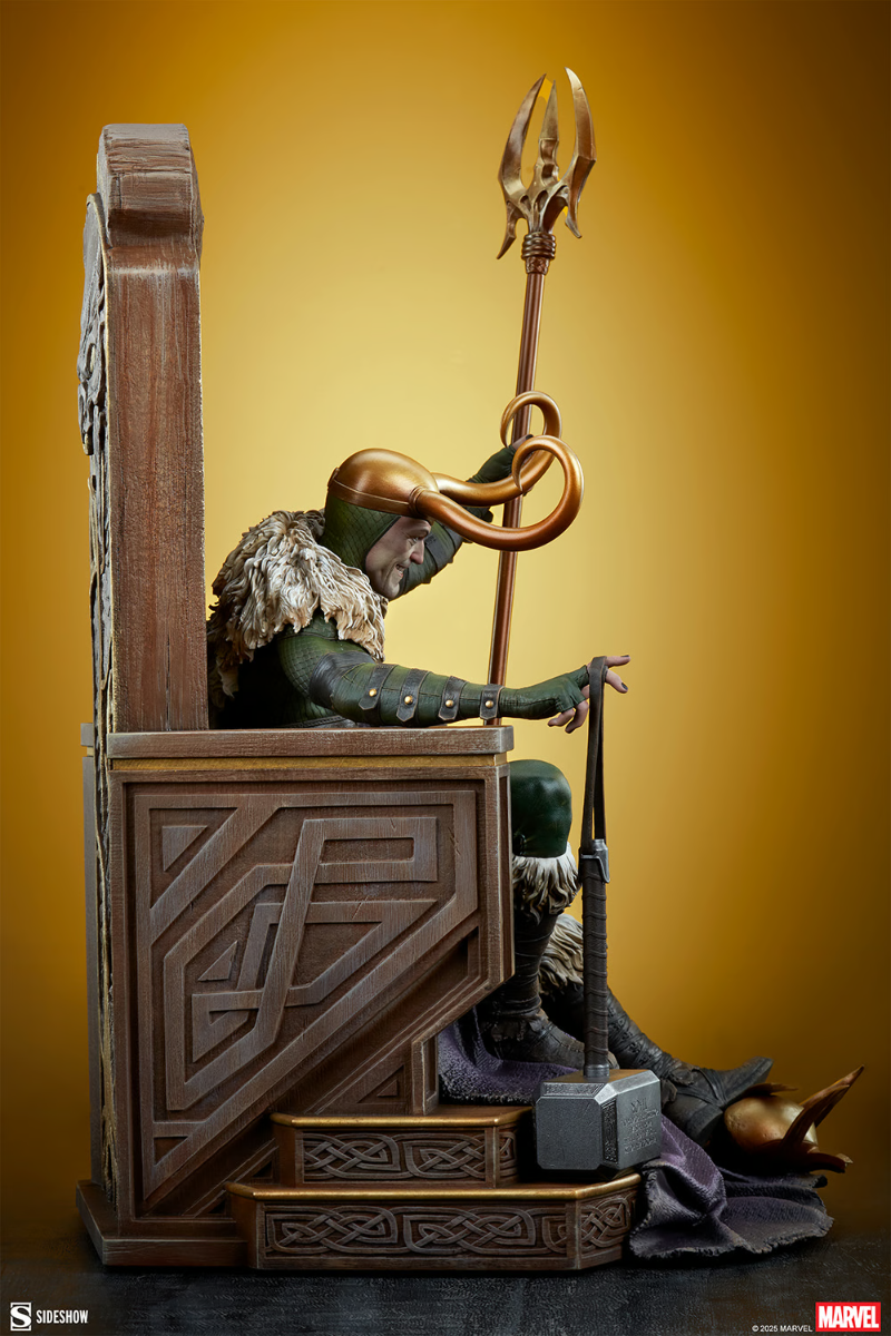 Estatua premium de Loki de Marvel Comics