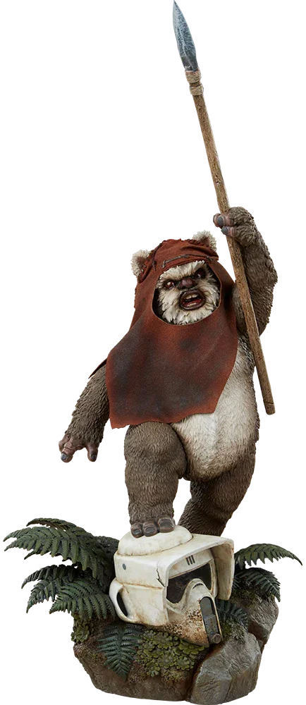 Estatua de formato premium de Star Wars - Wicket