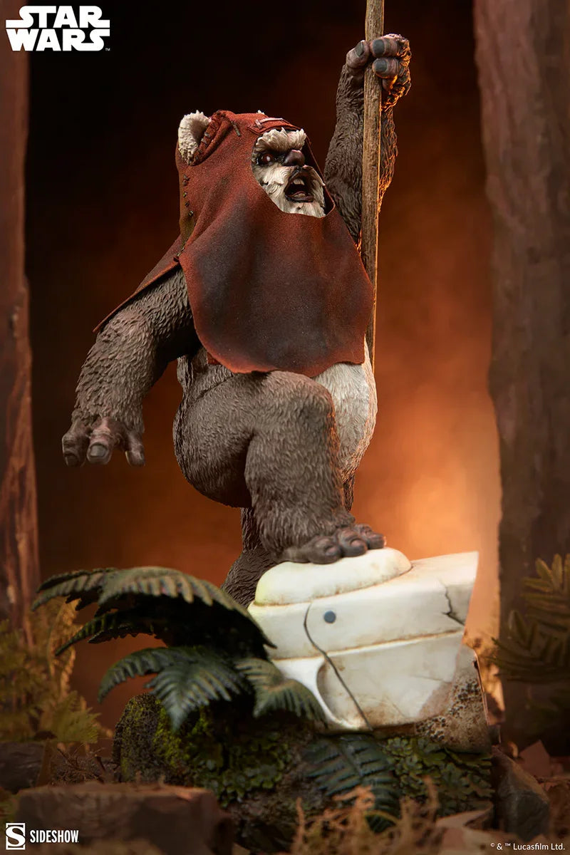 Estatua de formato premium de Star Wars - Wicket