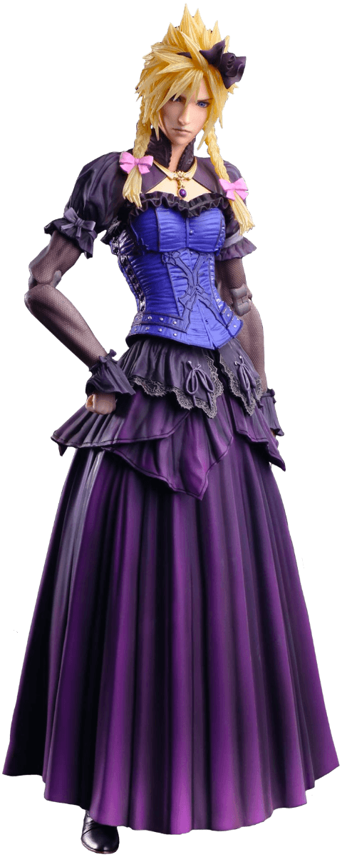 Final Fantasy VII Remake Cloud Strife Dress Version Static Arts