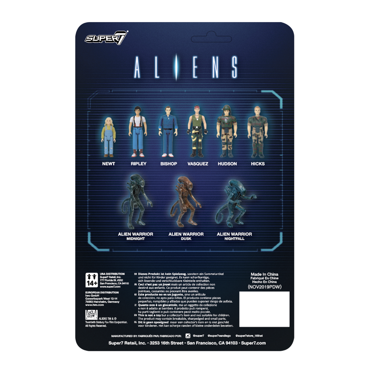 Aliens - Hudson ReAction 3.75 Figure