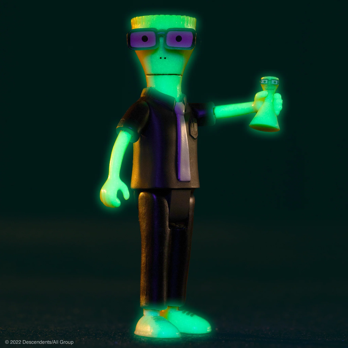 Descendents - Hypercaffium Spazzinate Milo Glow In The Dark ReAction 3.75" Action Figure