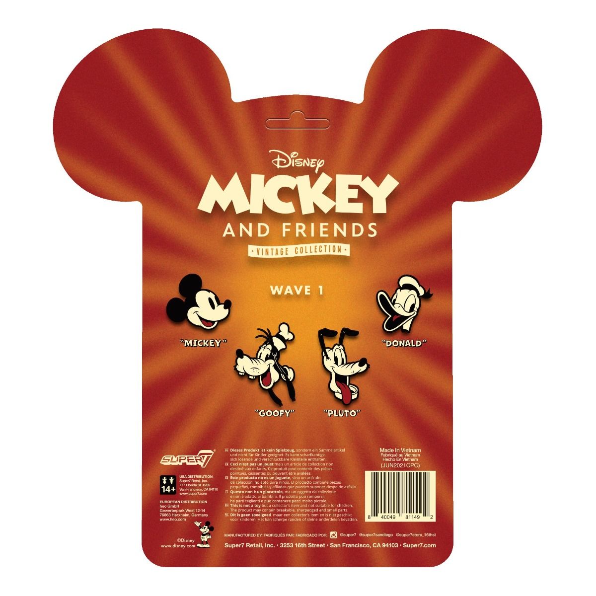 Mickey & Friends - Goofy Vintage Collection ReAction 3.75" Action Figure