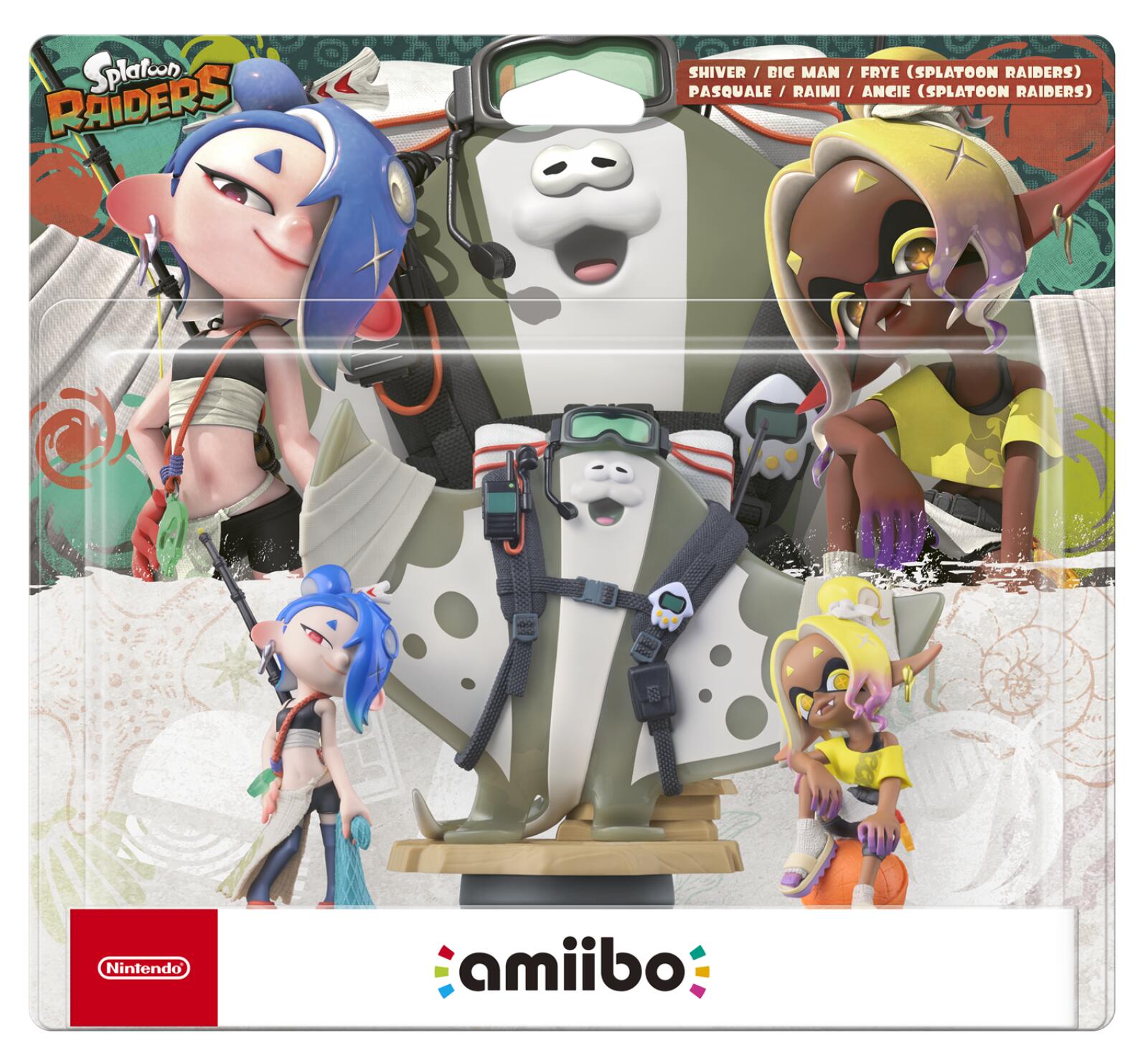 SW2 amiibo Splatoon Raiders - Shiver, Big Man & Frye