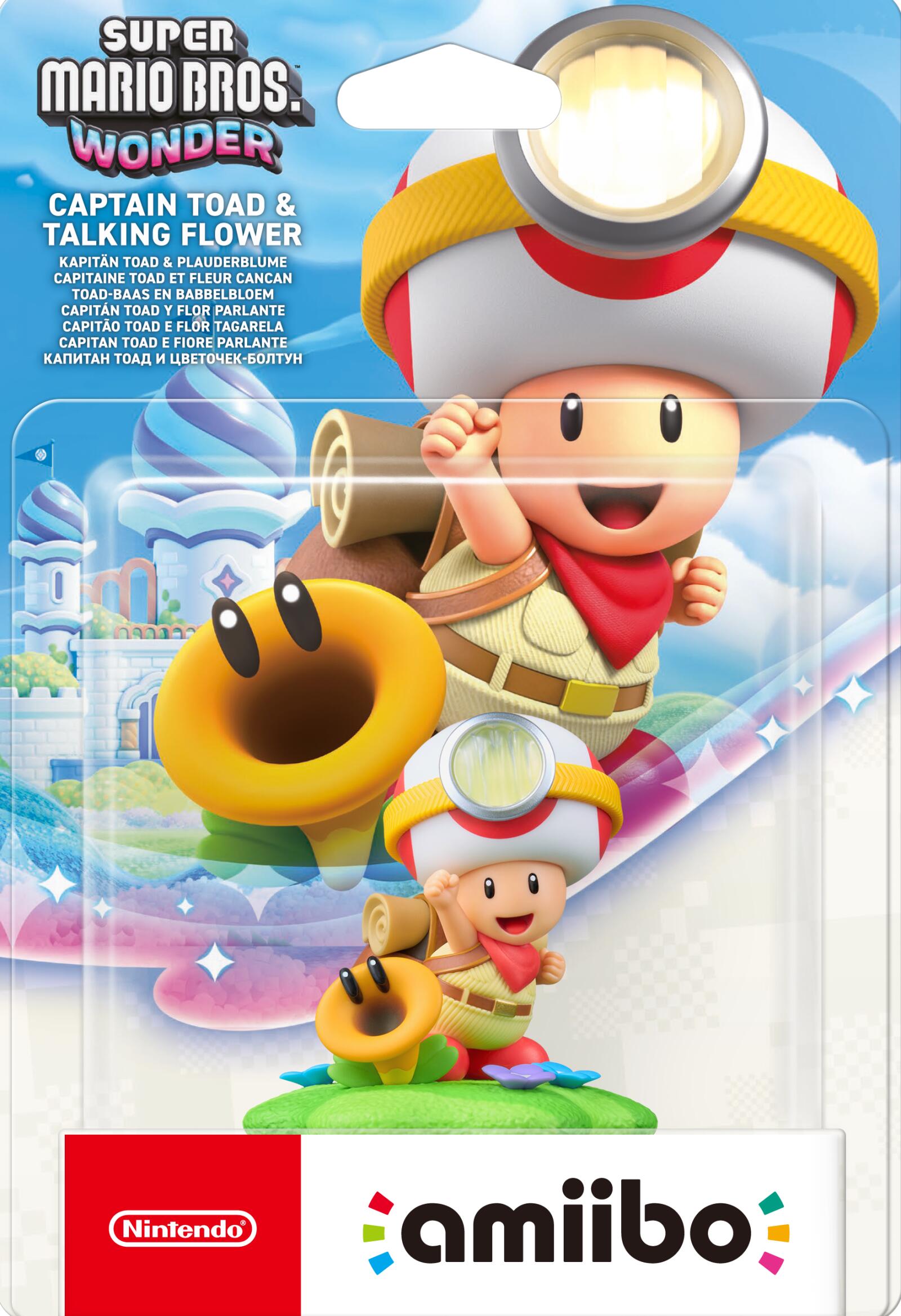 SW2 amiibo Super Mario Bros. Wonder - Captain Toad & Talking Flower