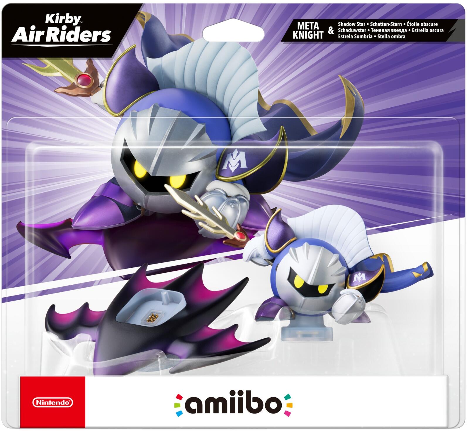 SWI amiibo Kirby Air Riders - Meta Knight & Shadow Star