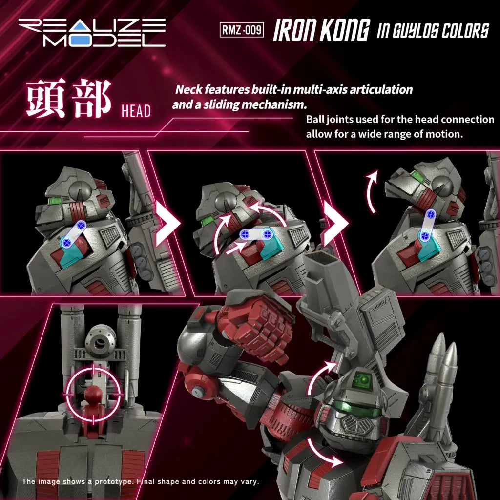 T62002 ZOIDS - REALIZE MODEL - Iron Kong Guylos Color - Tomy - Titan Pop Culture