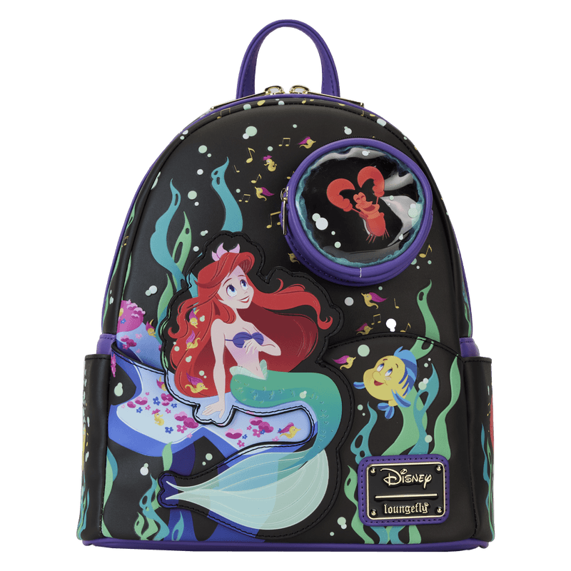 LOUWDBK3588 The Little Mermaid (1989) 35th Anniversary - Life Is The Bubbles Mini Backpack - Loungefly - Titan Pop Culture