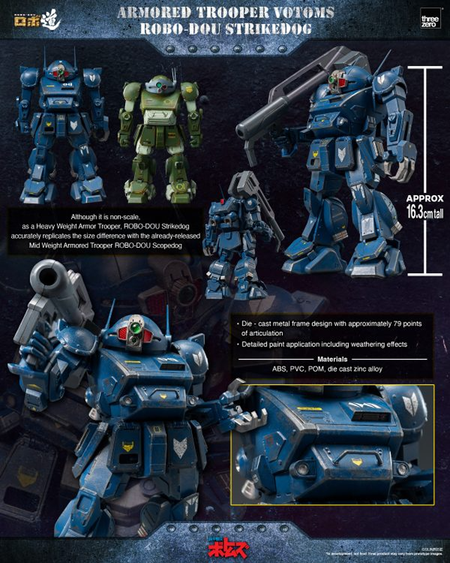 Armored Trooper Votoms - ROBO-DOU Strikedog Figure