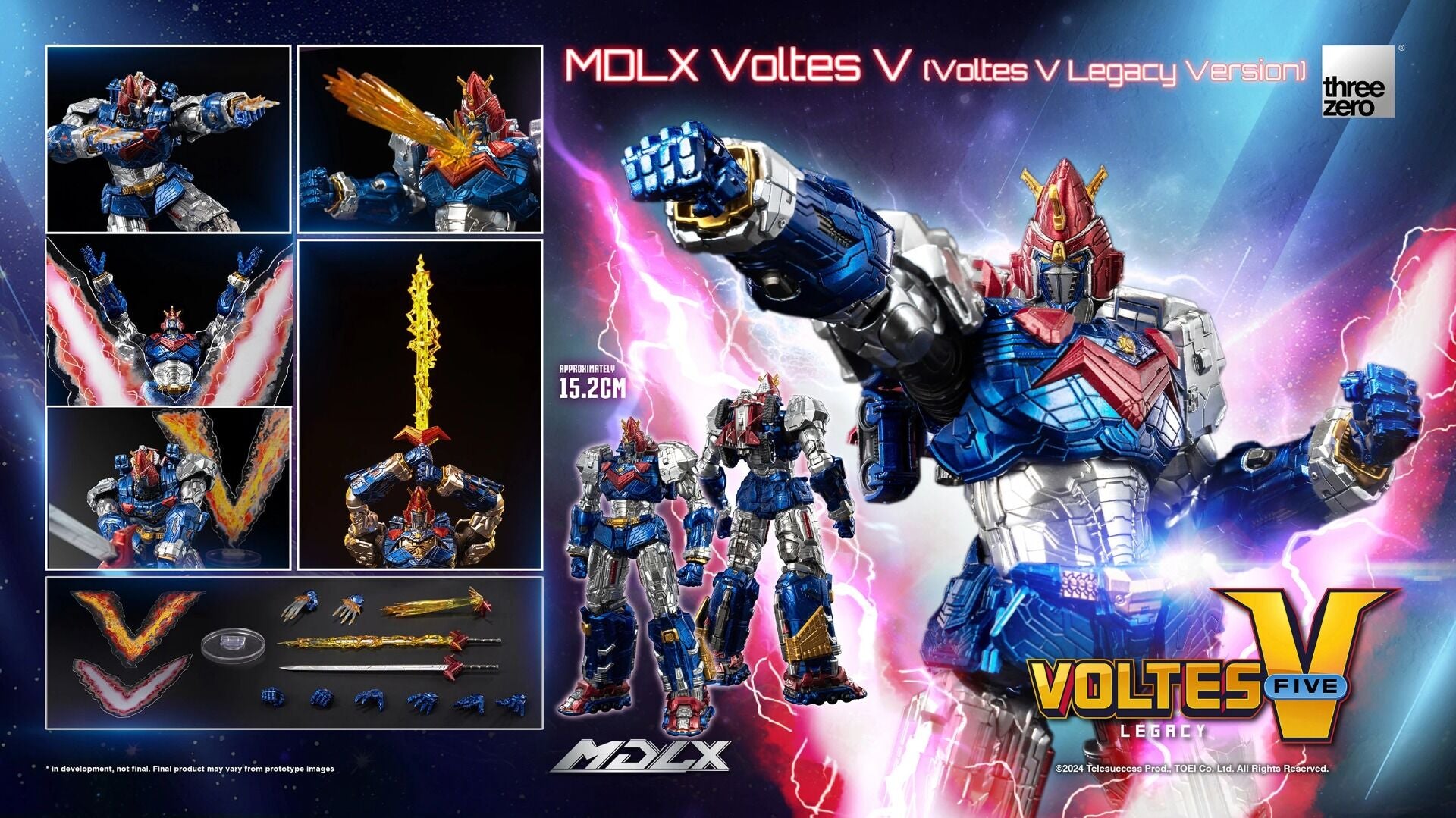 Voltes V – (Voltes V Legacy Version) MDLX Figure