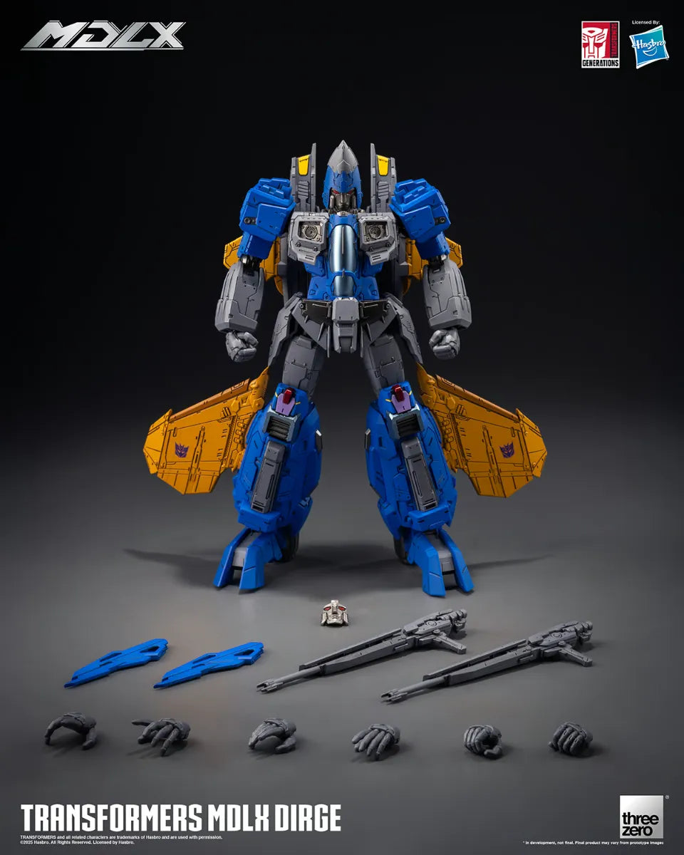 THR3Z0888WO Transformers - Dirge MDLX Figure - Threezero - Titan Pop Culture