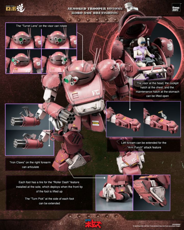 Armored Trooper VOTOMS - ROBO-DOU Brutishdog Figure