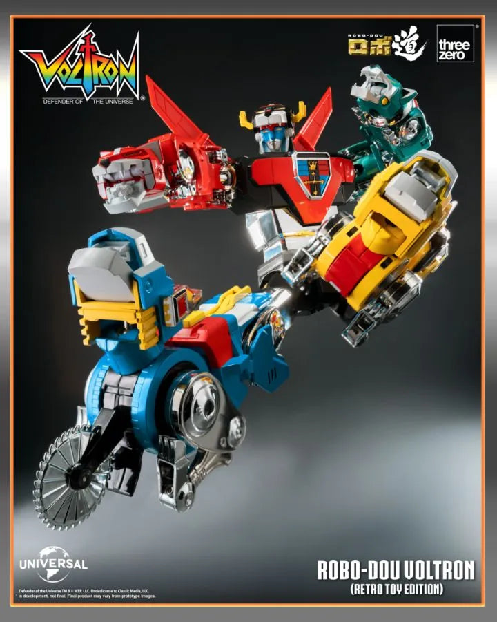 THR3Z0947 Robo Dou - Voltron Retro Toy Edition Figure - Threezero - Titan Pop Culture