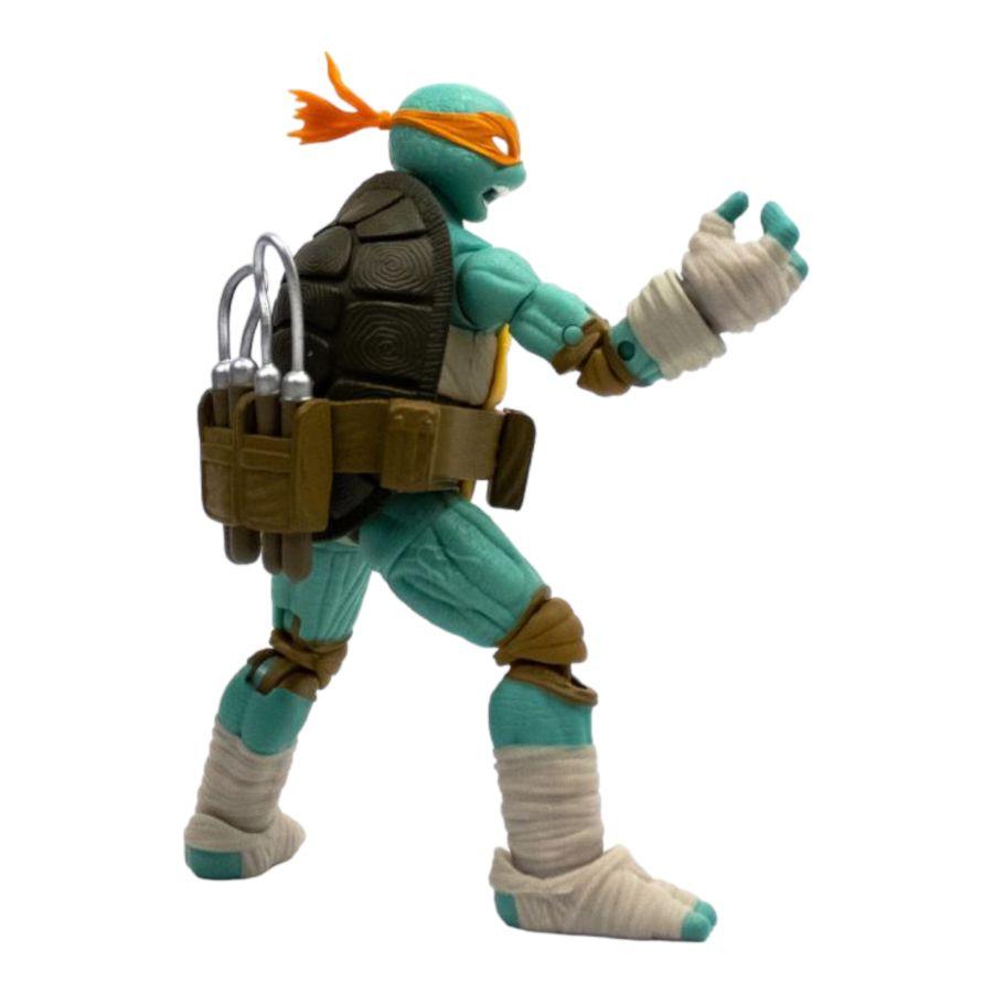 TLSBATMNTMICWB08 Teenage Mutant Ninja Turtles (comics) - Michelangelo Comic Heroes 5" BST AXN Figure - The Loyal Subjects - Titan Pop Culture