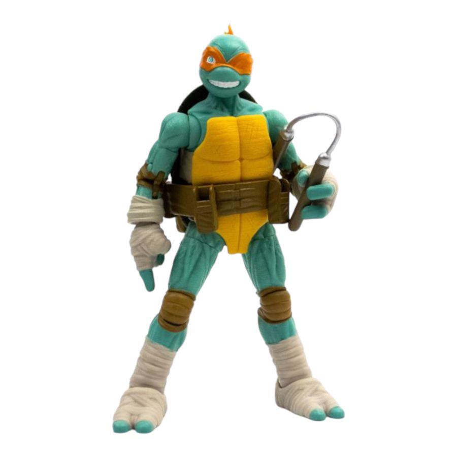 TLSBATMNTMICWB08 Teenage Mutant Ninja Turtles (comics) - Michelangelo Comic Heroes 5" BST AXN Figure - The Loyal Subjects - Titan Pop Culture