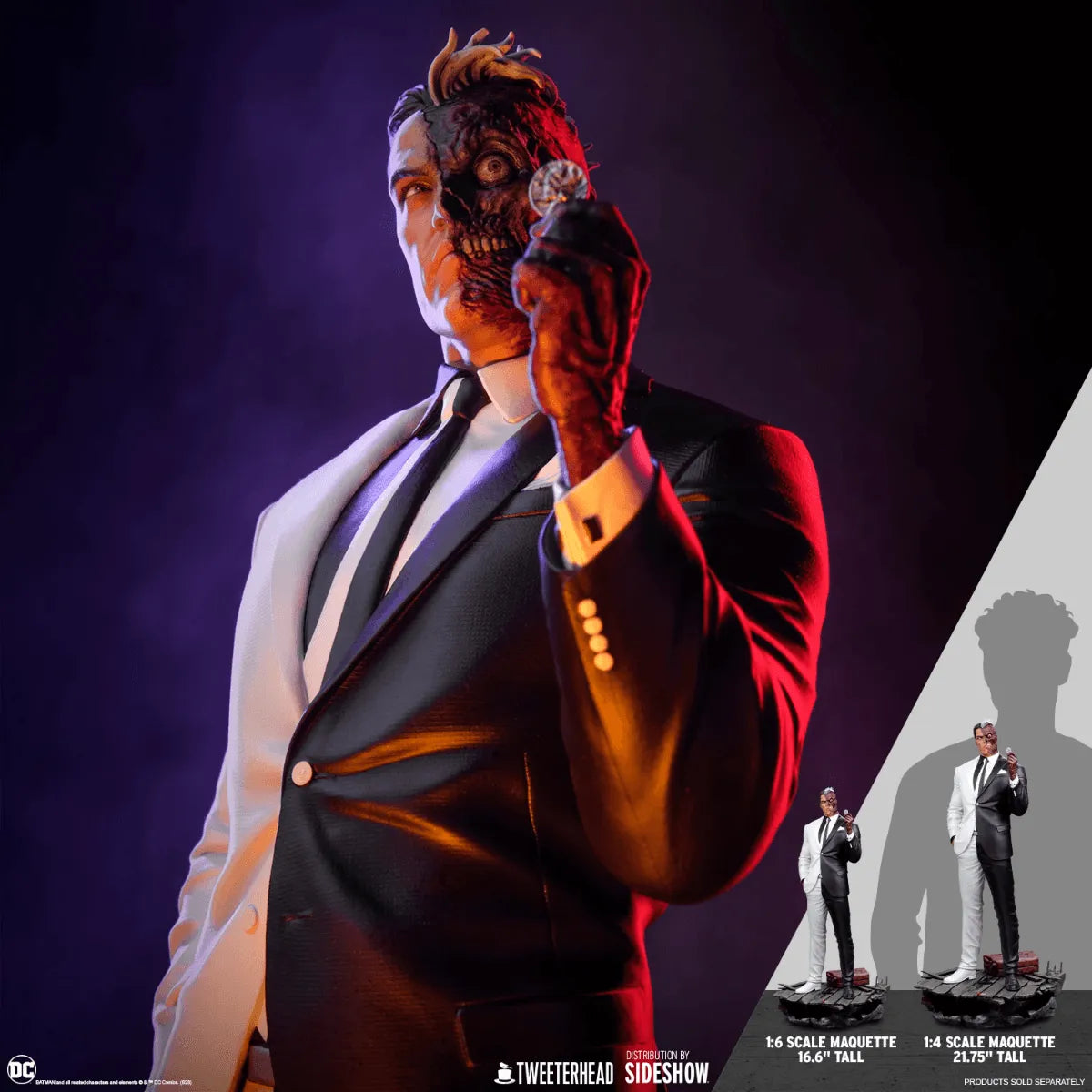 TWE912120 Batman - Two Face 1:6 Scale Maquette - Tweeterhead - Titan Pop Culture