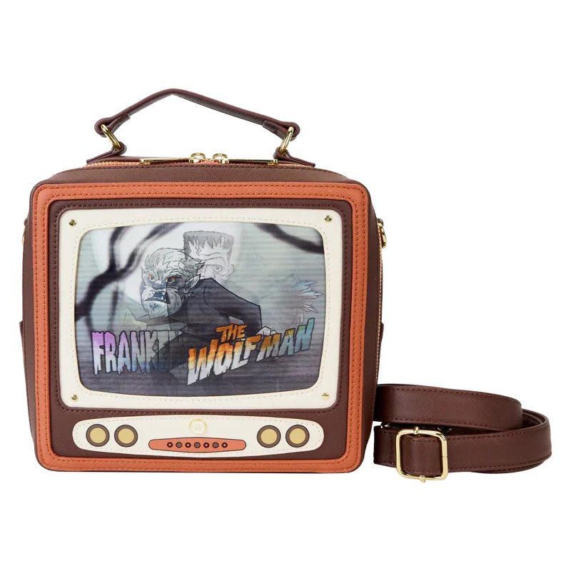 Universal Monsters - Vintage TV Triple Lenticular Crossbody Bag