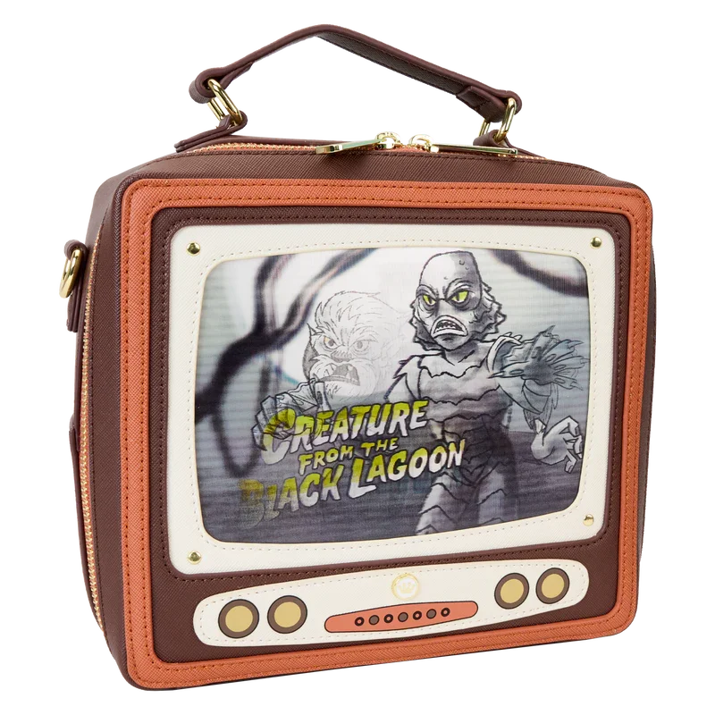 Universal Monsters - Vintage TV Triple Lenticular Crossbody Bag