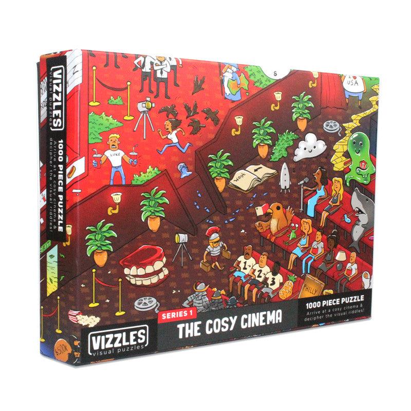 VR-107560 Vizzles The Cosy Cinema Puzzle 1000pc Jigsaw Puzzle - Vizzles - Titan Pop Culture