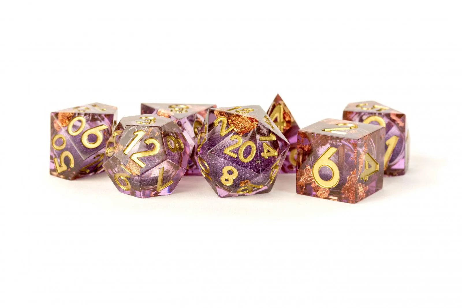 VR-104258 MDG Aether Abstract Liquid Core Dice Set - FanRoll by Metallic Dice Games - Titan Pop Culture