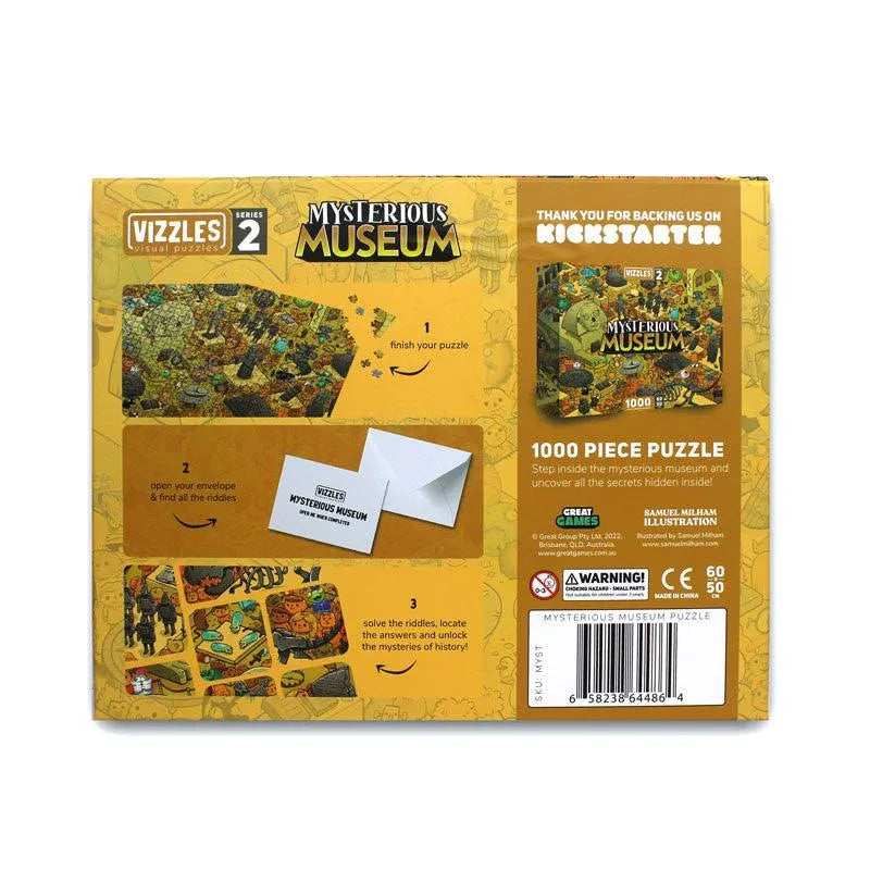 VR-107558 Vizzles Mysterious Museum 1000pc Jigsaw Puzzle - Vizzles - Titan Pop Culture