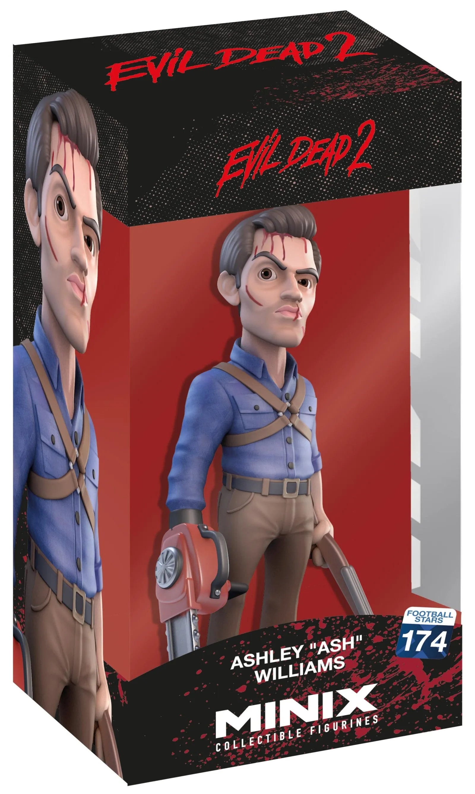 MINIX – Statuetta Ash Williams 12 Cm – Evil Dead 2 – Movies #113. Da Collezione, In PVC Con Box Espositivo. - 2