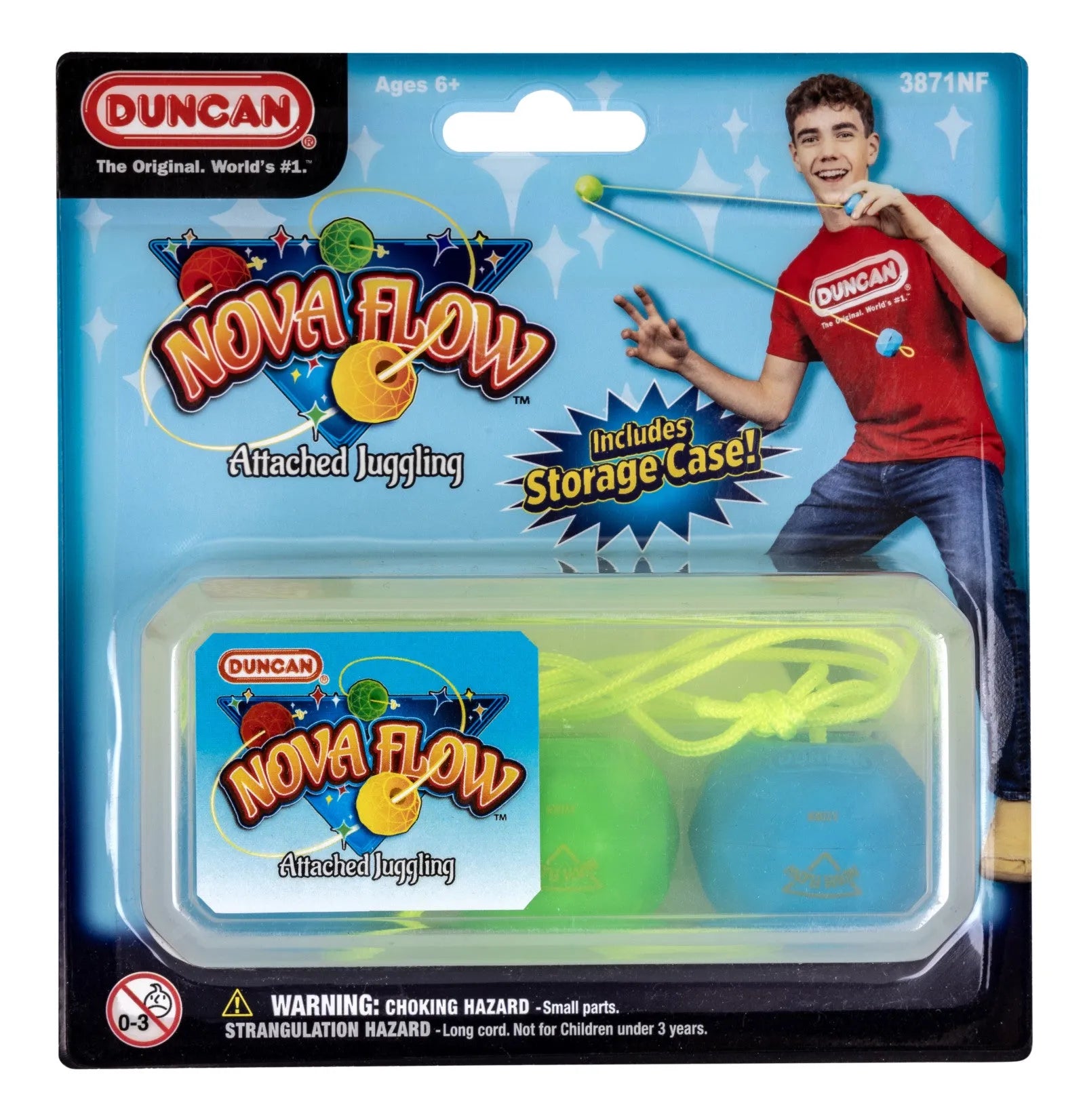 Duncan Nova Flow Attached Juggling Skill Toy (Assorted Colours)