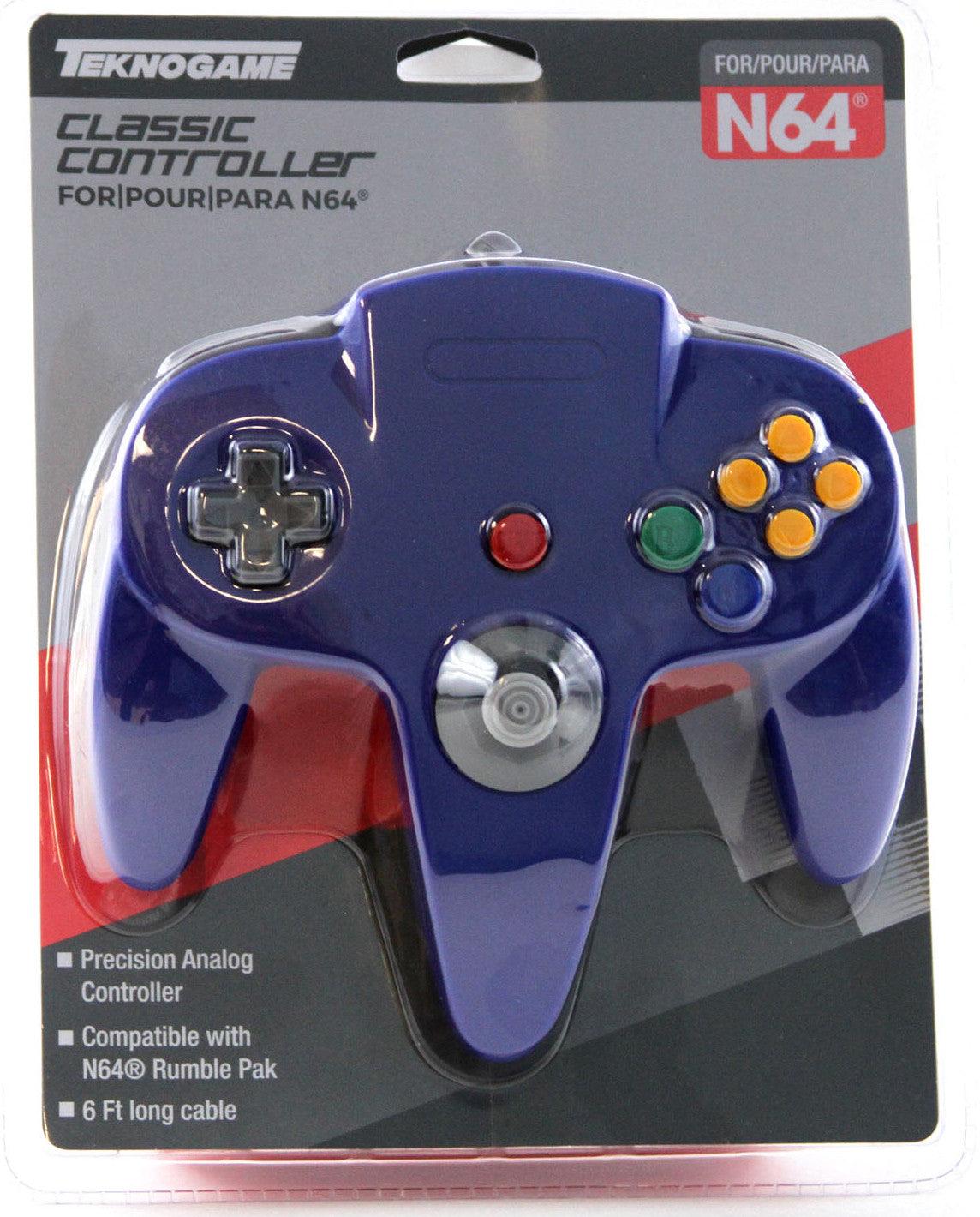 VR-4314 N64 Controller Replica Blue - Titan Pop Culture - Titan Pop Culture