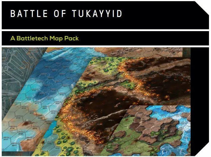 VR-86052 BattleTech Map Pack Battle of Tukayyid - Catalyst Game Labs - Titan Pop Culture