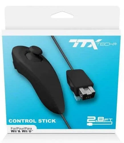 VR-92068 WiiU TTX Nunchuk Black - Titan Pop Culture - Titan Pop Culture