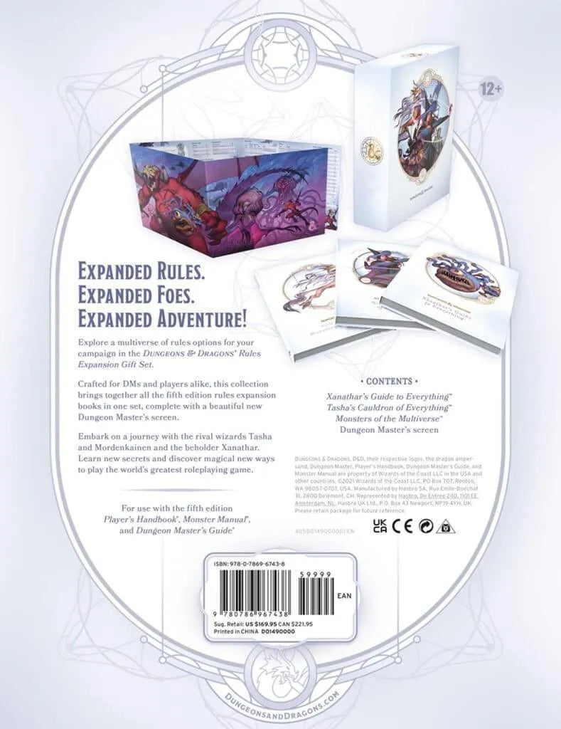 VR-93840 D&D Dungeons & Dragons Rules Expansion Gift Set Alternative Cover - Wizards of the Coast - Titan Pop Culture