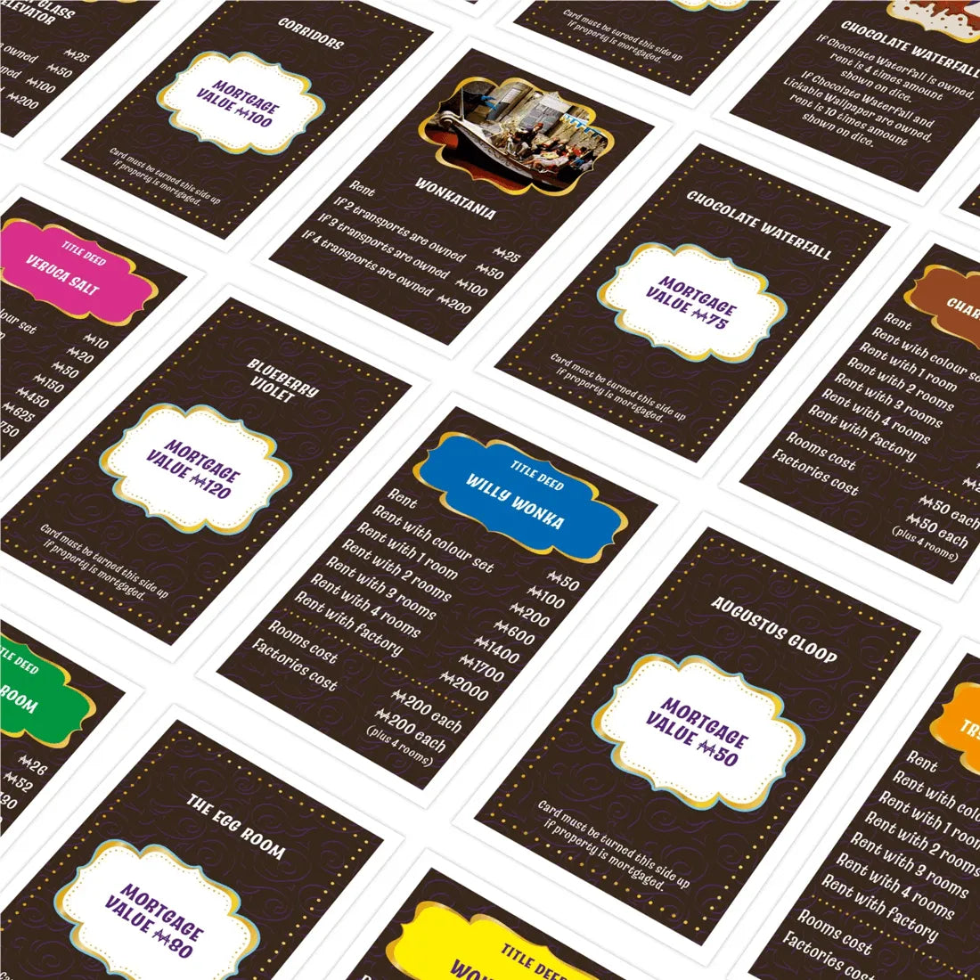 VR-104295 Willy Wonka and the Chocolate Factory Monopoly - Winning Moves - Titan Pop Culture
