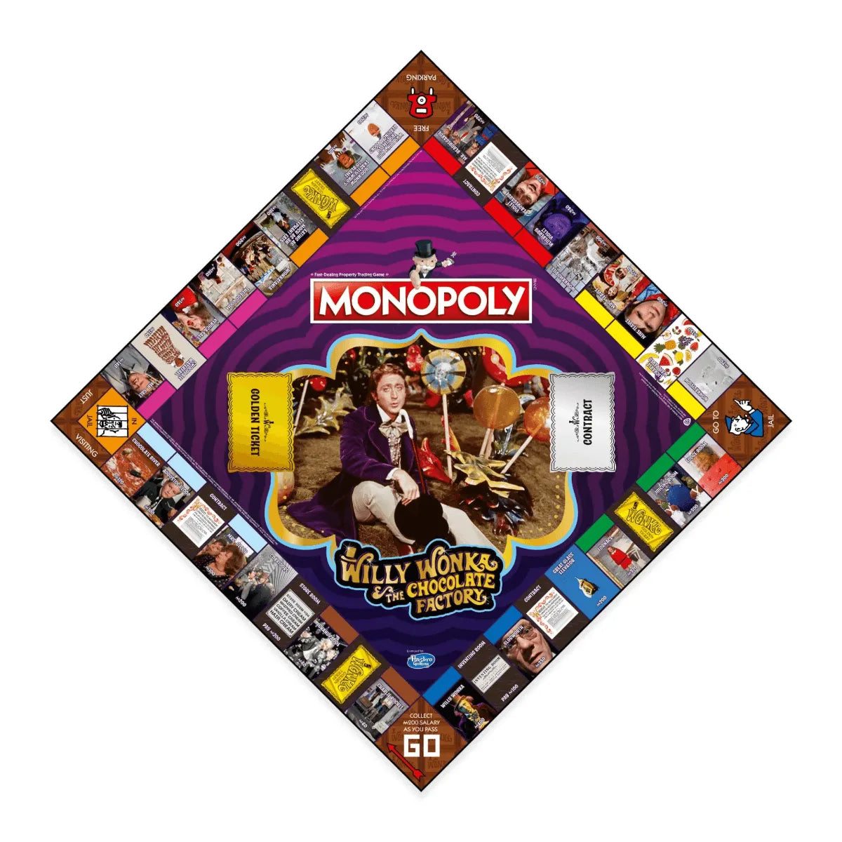 VR-104295 Willy Wonka and the Chocolate Factory Monopoly - Winning Moves - Titan Pop Culture