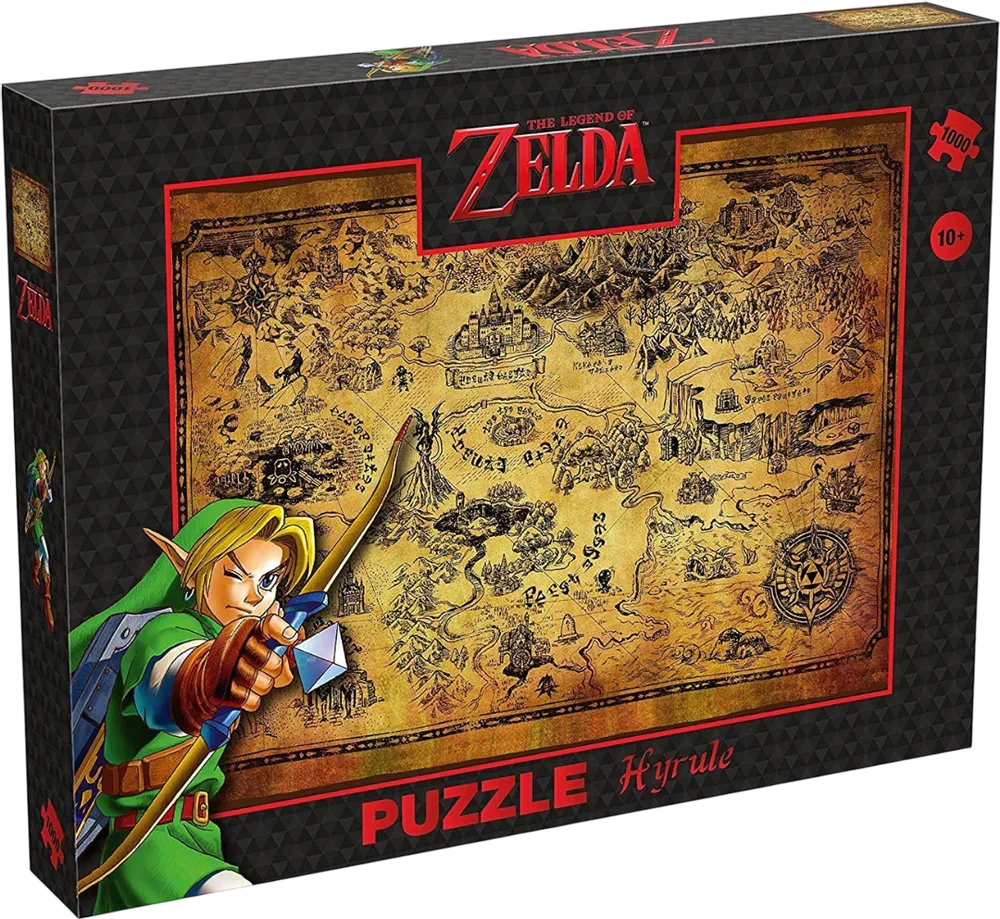 Rompecabezas de 1000 piezas de The Legend of Zelda - Hyrule