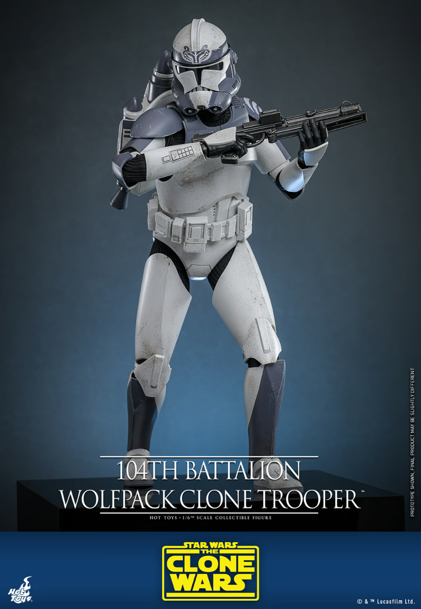 Star Wars - 104th Battalion Wolfpack Clone Trooper 1:6 Scale Collectable Action Figure