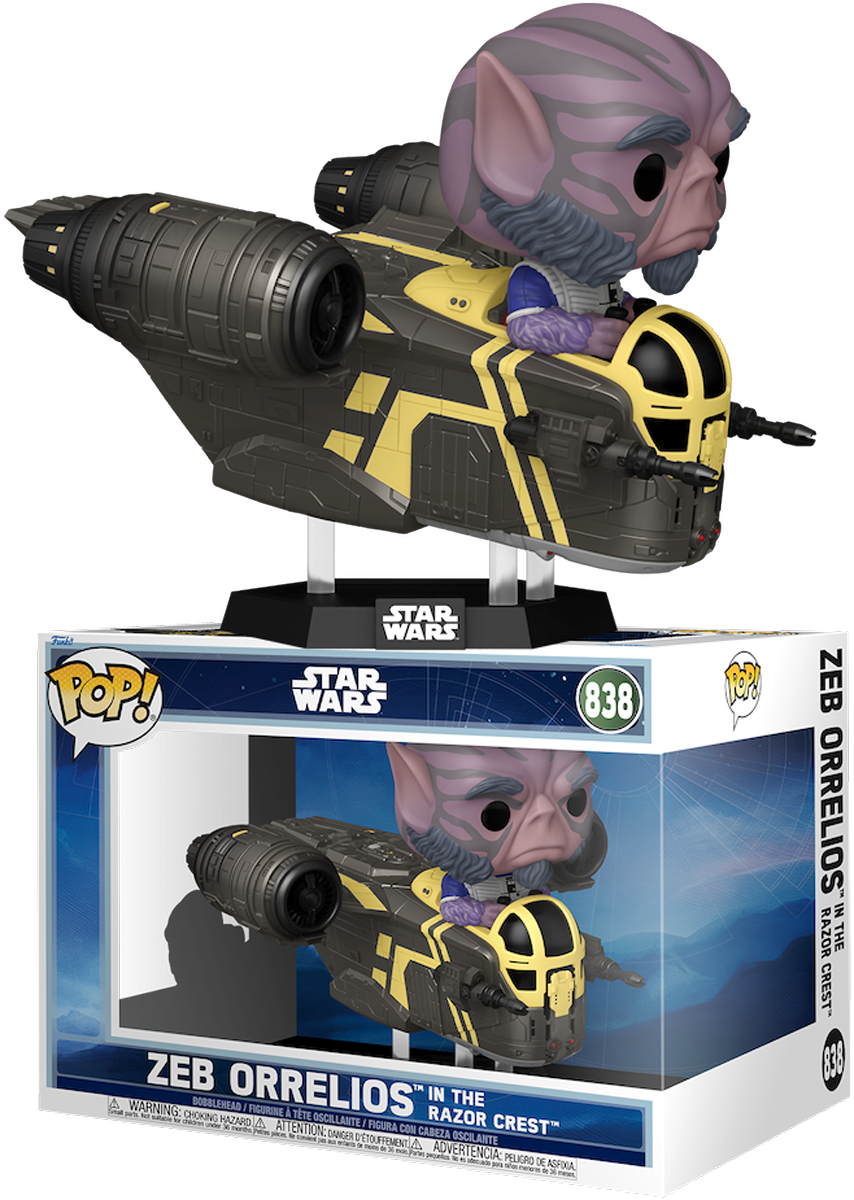The Mandalorian & Grogu (2026) - Zeb Orrelios in the Razor Crest Pop! Ride