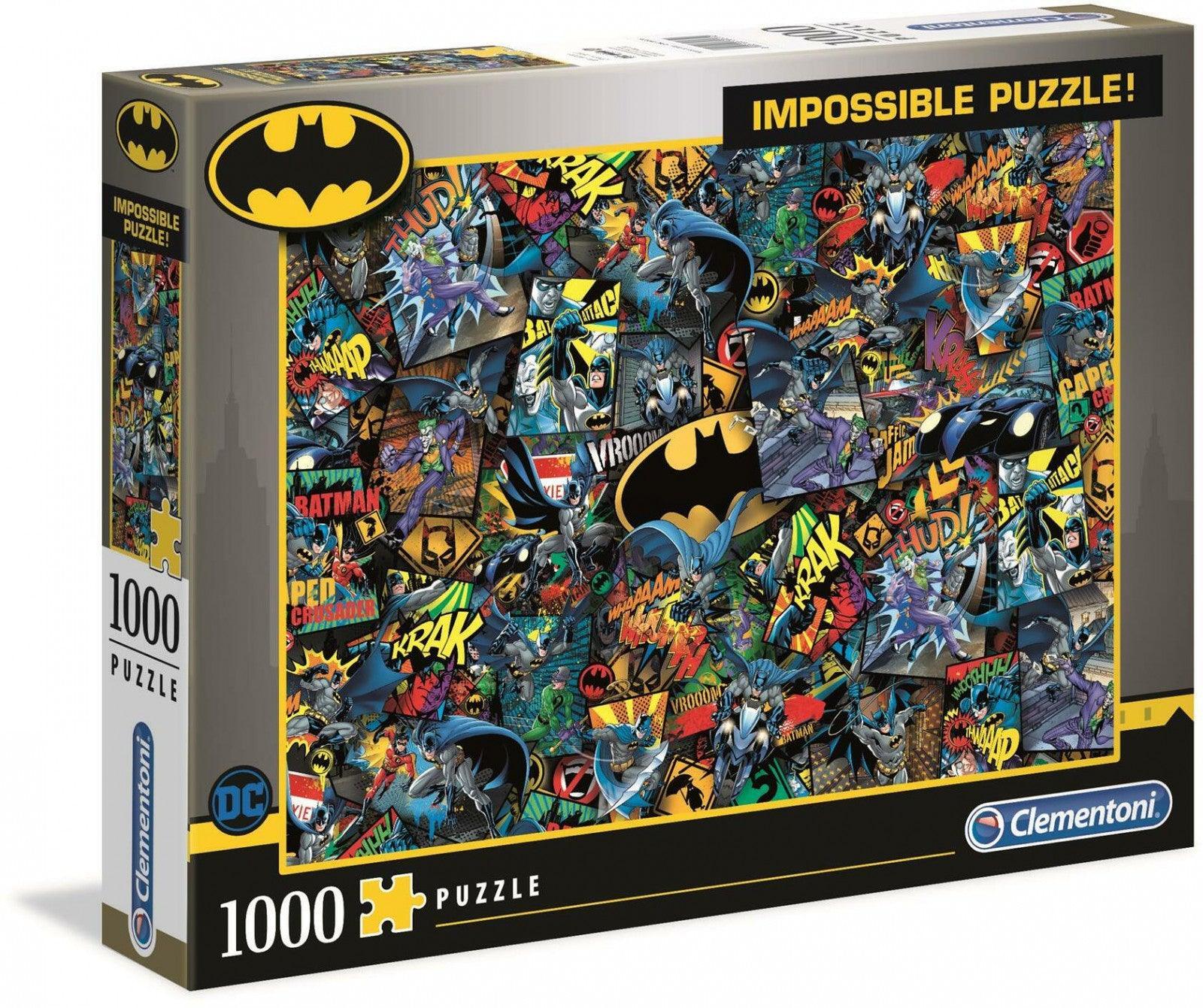 Clementoni Puzzle Batman Impossible Puzzle 1,000 pieces - Titan Pop Culture  Australia | Worldwide Shipping