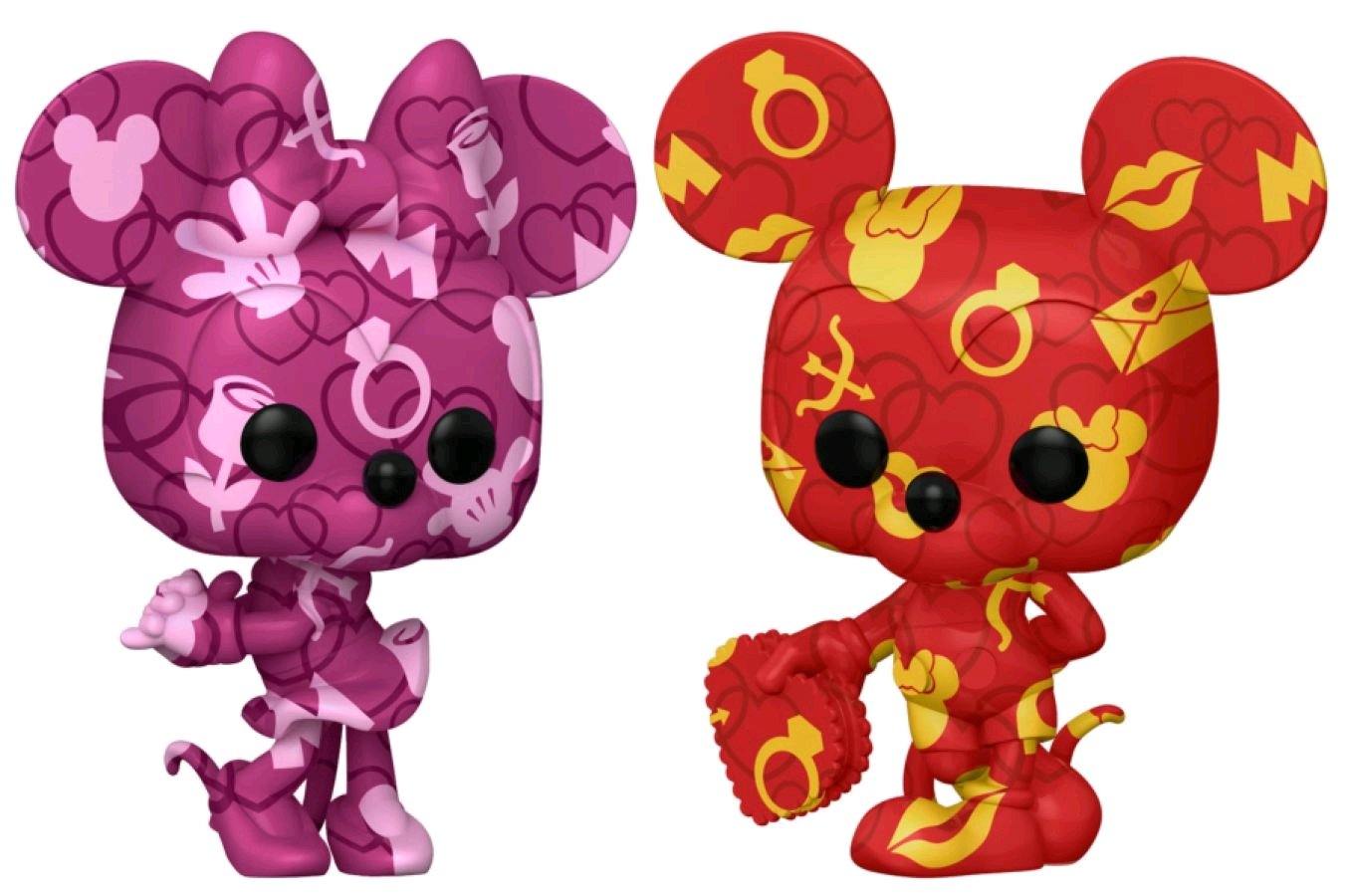 FUN55669 Mickey Mouse - Mickey and Minnie (Artist) Pop! Vinyl Bundle - Funko - Titan Pop Culture