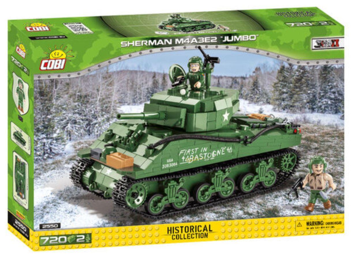 COB2550 World War II - Sherman M4A3E2 "Jumbo" Tank (716 pieces) - Cobi - Titan Pop Culture